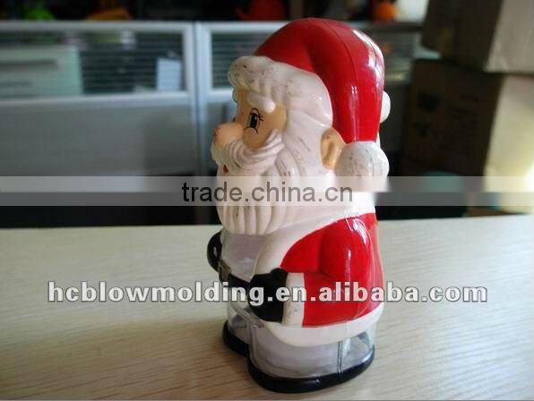 OEM Blow Molding Plastic Big Santa Claus Dolls Christmas Toys Snowman 3d Doll For Sale