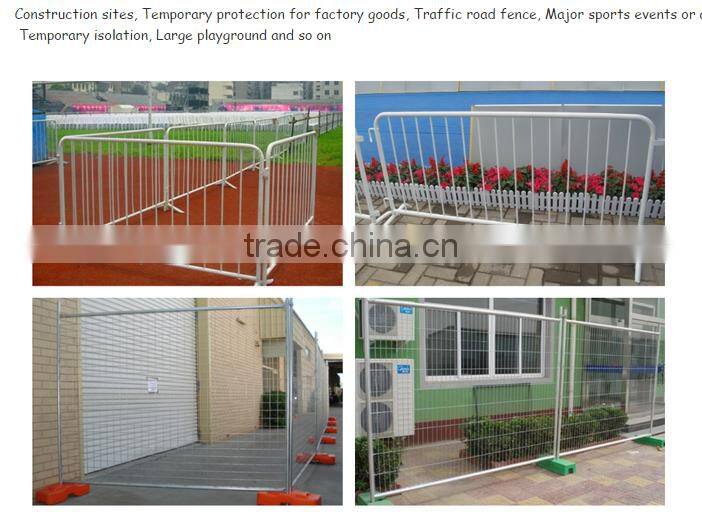 China wholesale cheap hot sale temporary fence/heavily hot dip galvanized temporary barriers
