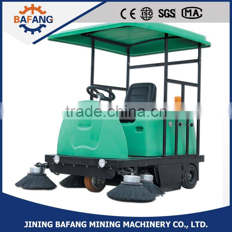 Electric Road Sweeper Full automatic road surface sweeping vehicles with 1360mm width