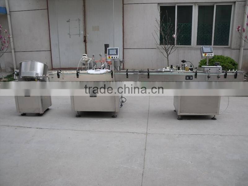 Glass jar small bottle filling and capping machine