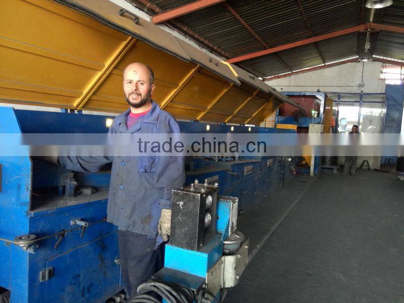 carbon steel wire/iron stainless steel wire drawing machine with coiler