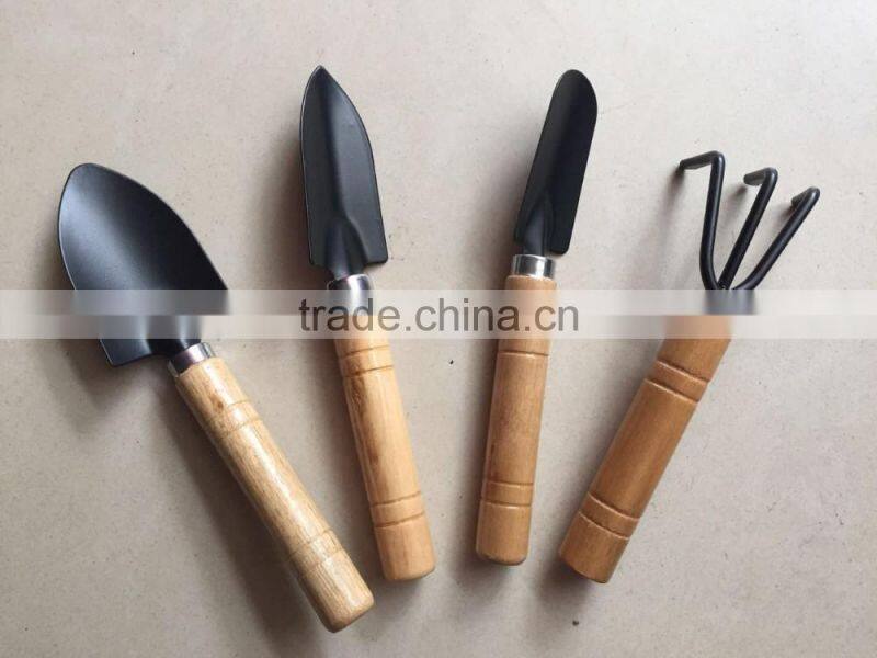hot selling small garden hand tools with wooden handle