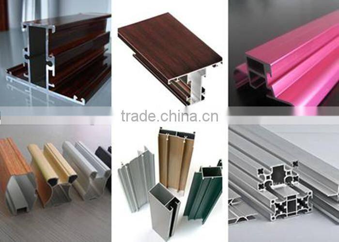 Power Coating Multiple Colors Aluminum Window Profile For Sale