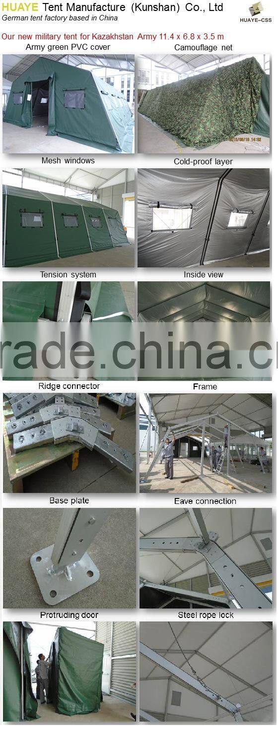 Outdoor snow resistant military tents for sale