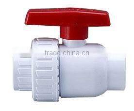 9401 Fast Delivery and Promotinal Price PVC Single Union Ball Valve(Socket or Thread)