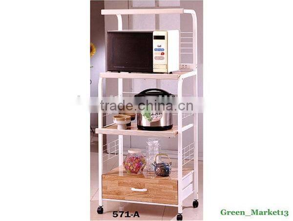 Metal wire mesh rack microwave oven stand