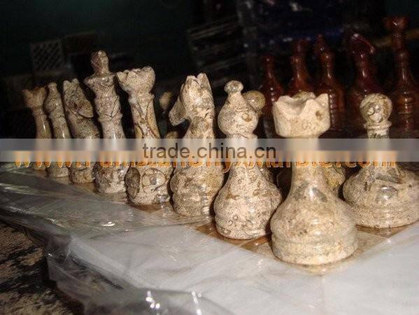 NEW DESIGN MARBLE CHESS BOARDS WITH FIGURES