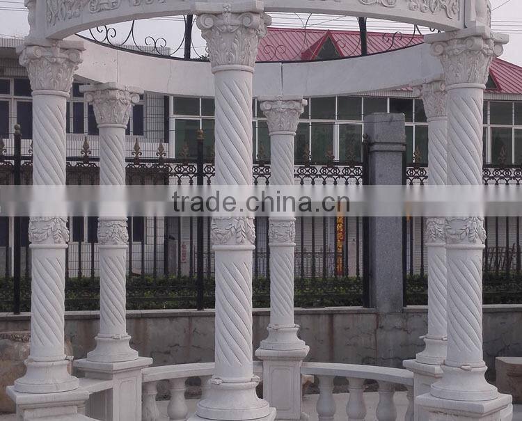 Garden Decoration Stone Marble Pavilion Gazebo