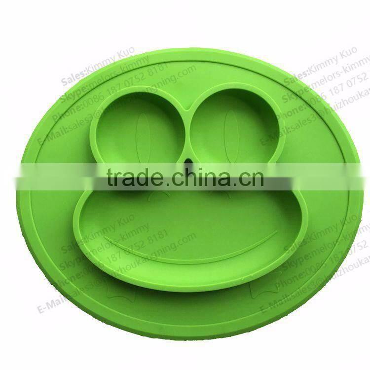 Hot selling silicone plate silicone dinner plate Silicone kid placemat