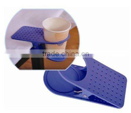Table cupholder clip for disposable cup ,plastic cup holder