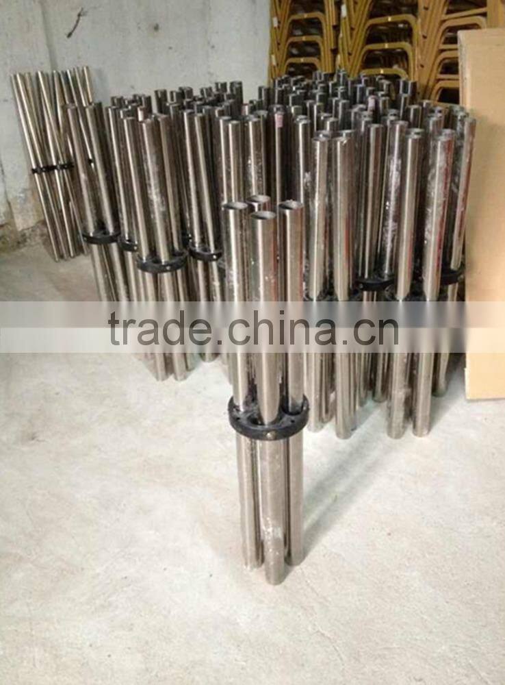 wedding fruniture steel base folding glass wedding table and chairs