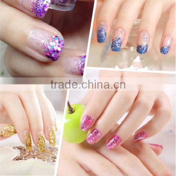 Top quality shining nail art sequins for nail decoration