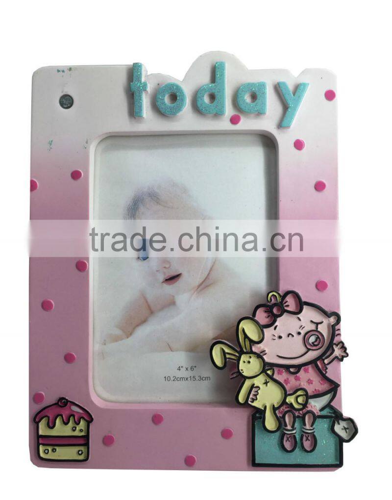 Family record beautiful resin picture photo frames factory direct
