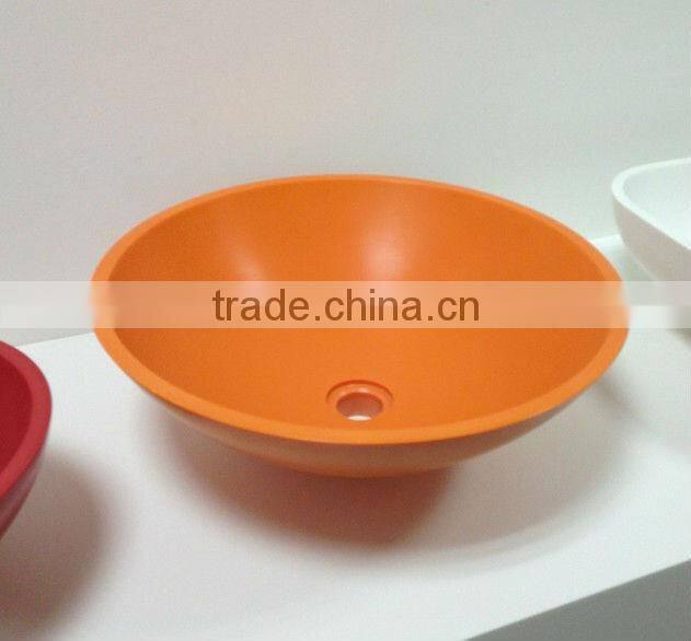 New design bathroom vanity solid surface bathroom art basin