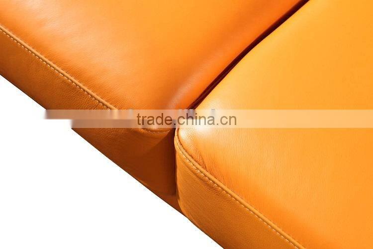 modern color geniune leather sectional sofa for living room furniture