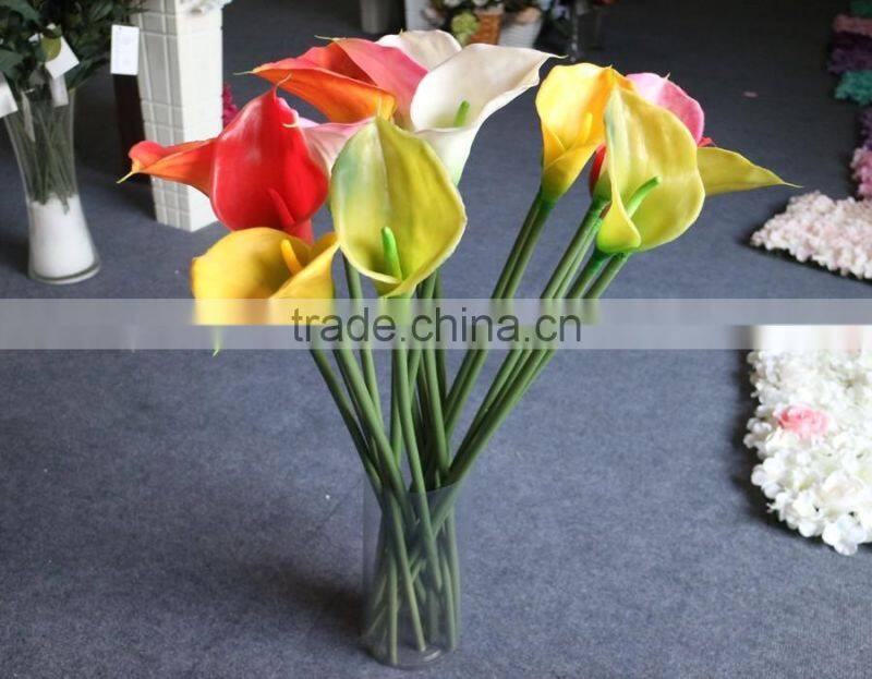 Different colors PU calla flowers wholesale