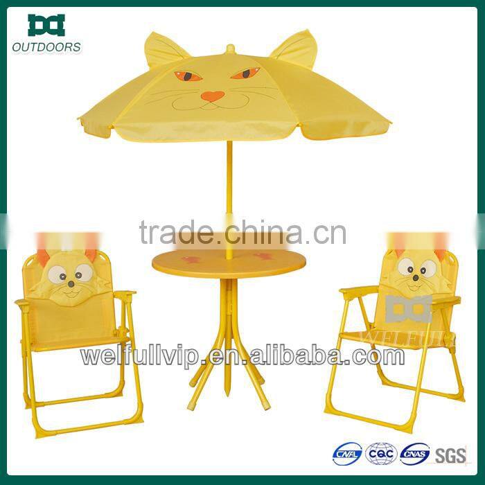 garden kids fold up table and chair
