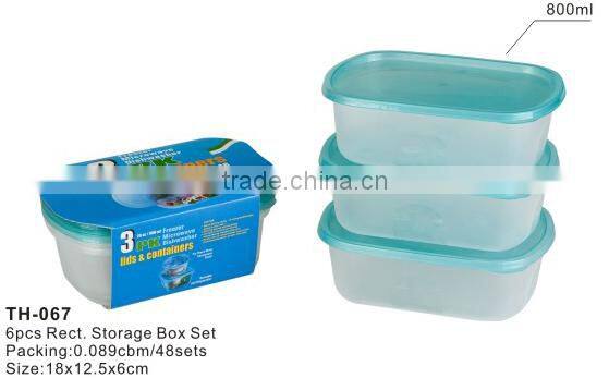 6pcs PP Wholesale Food Containers TH-283