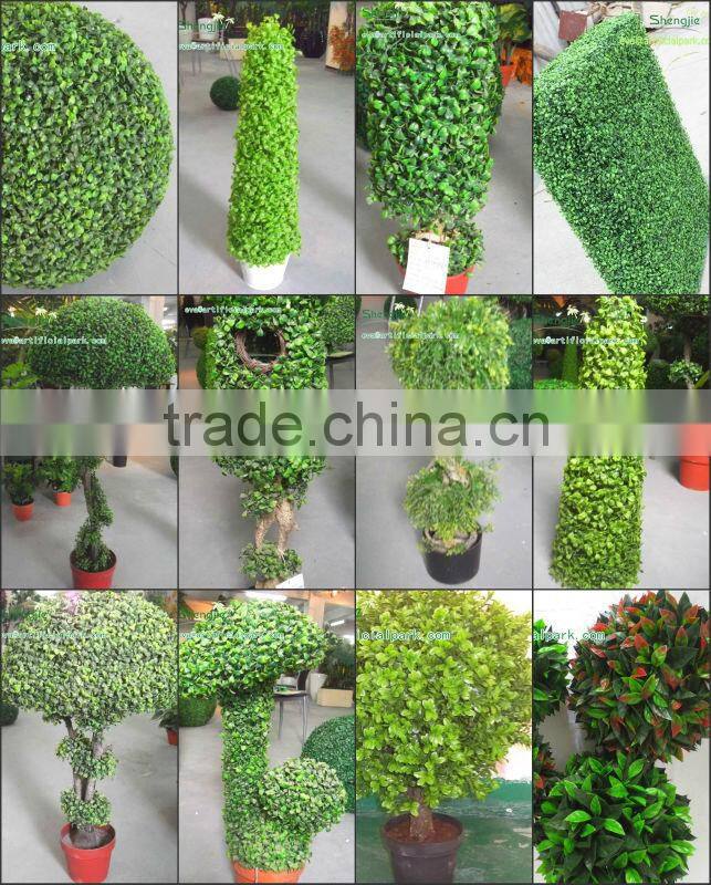 SJ20171220 Hot sale artificial boxwood topiary panel