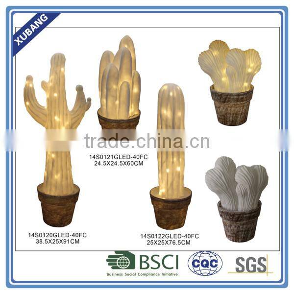 New design resin garden light for home decoration