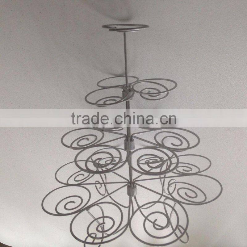4 Tier Cupcake Stand Metal Holder Tower Wedding Birthday Party Dessert Display