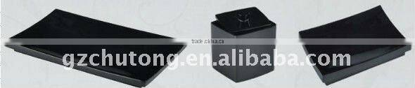2011Newest Hotel resin supplies(highlight black series)