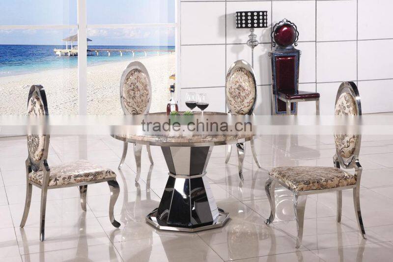 A8087 Reduced designs strong frame oval glass top dining table for family