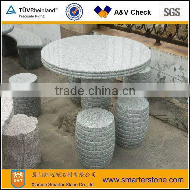 Classical round and square modern stone coffee table