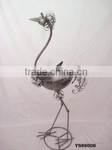 YS88008 metal bird handicraft products made in Xiamen with size 16.5*11*44"