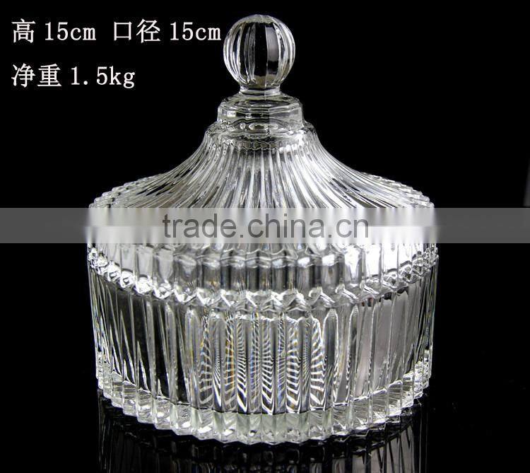 sugar bowl glass crystal glass sugar jar