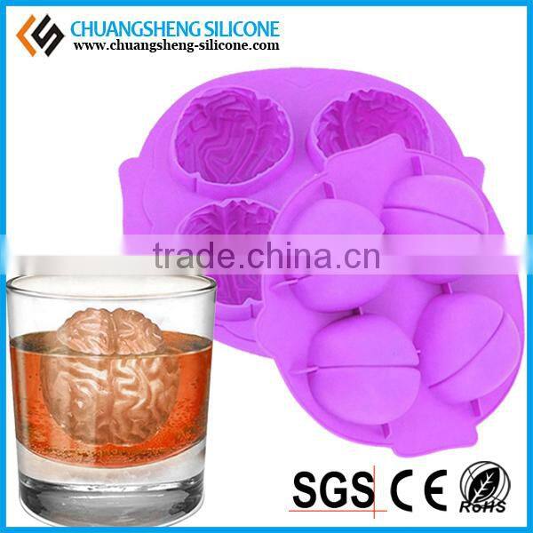 Food grade funny silicone ice cube mold, plastic ice cubes