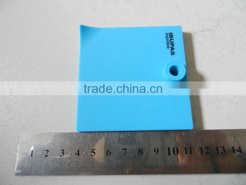 2016 Customized Eco Friendly Reusable Silicone Memo Pad with Ball Pen & Eraser