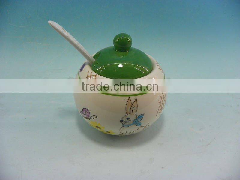 beautiful ceramic vinegar/ oil /sauce /bottle