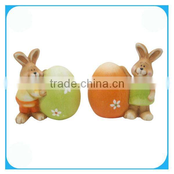 Handmade easter spring decoration rabbit