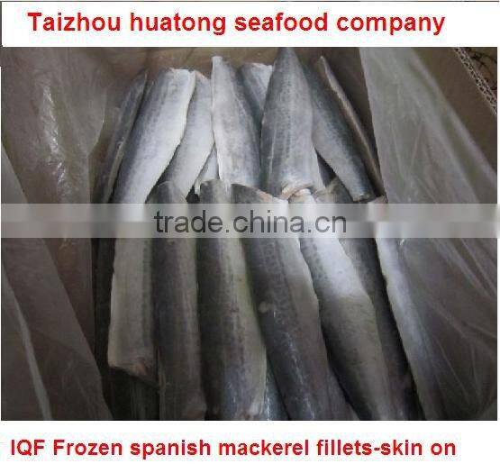 Grade A Frozen spanish mackerel fillets