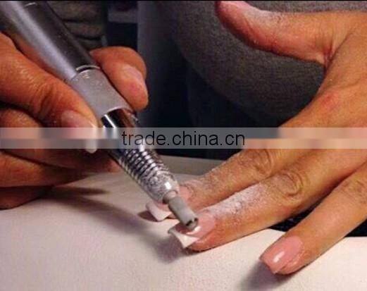 Golden Carbide burr for nail Total Length 38MM Head Diameter 2MM Nail Drill Small Flame