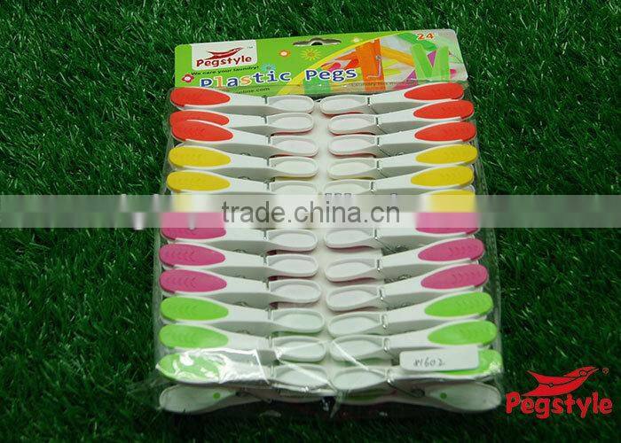 2014 high quality laundry peg TPR clothes clips pp laundry peg