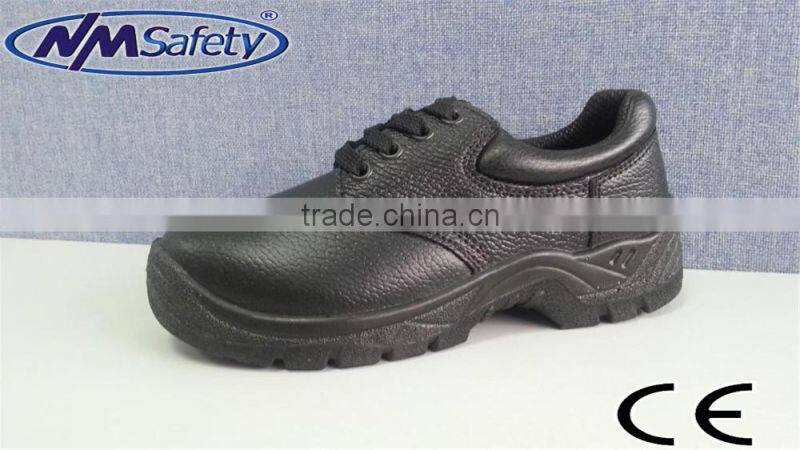 NMSAFETY CE certification low cut work shoes black work footwear/ industrial safety shoes for Asia market