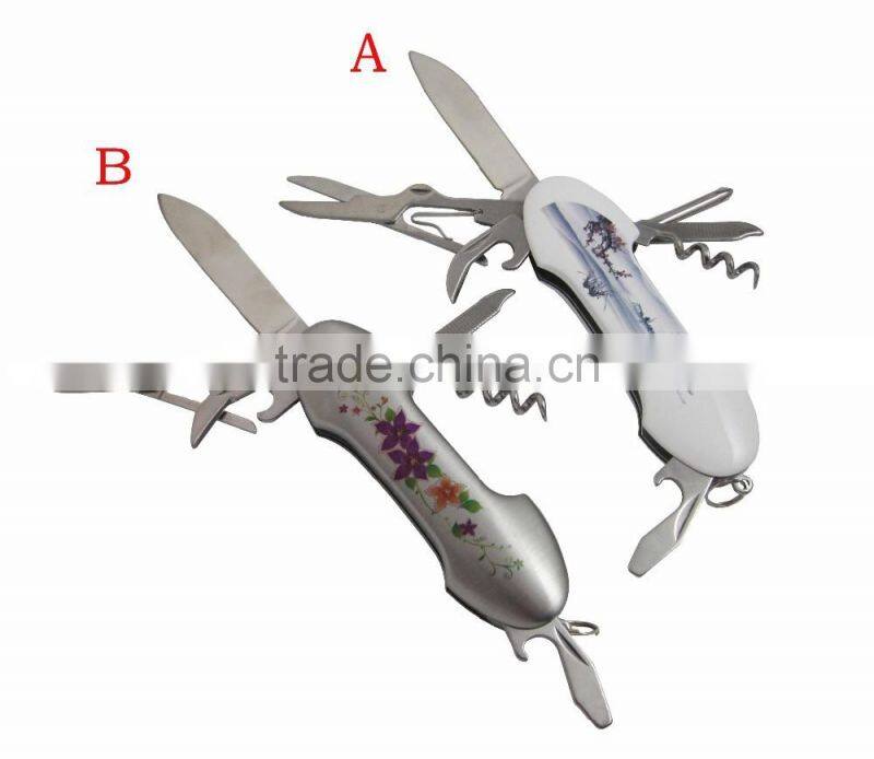 Good Package With Nylon Pouch 7 Function Hunting Knife