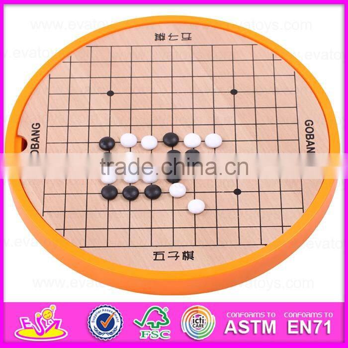 2016 newest 5IN1 wooden board game,funny educational wooden children board game, popular children wooden toy board game W11A044