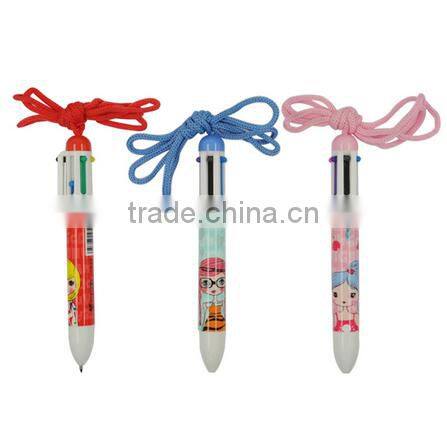 4color/ 5color/6color/ 10color /multi-colour ball point pen with competitive price