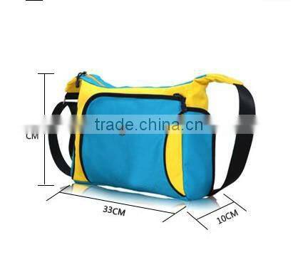 fashion pretty shoulder sling bag for sports with polyester