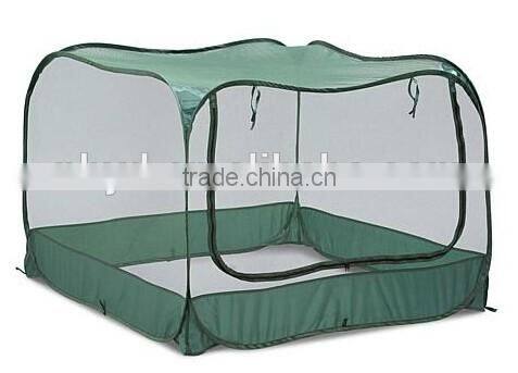 Garden suppliers 4'Sqx3'H anti-bird net Pop-Up Bird Net cover with Door