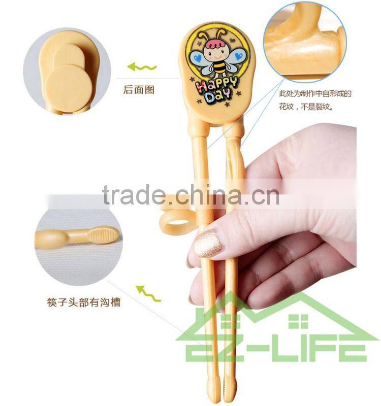 Healthy ECO friendly corn PLA plastic baby training chopsticks