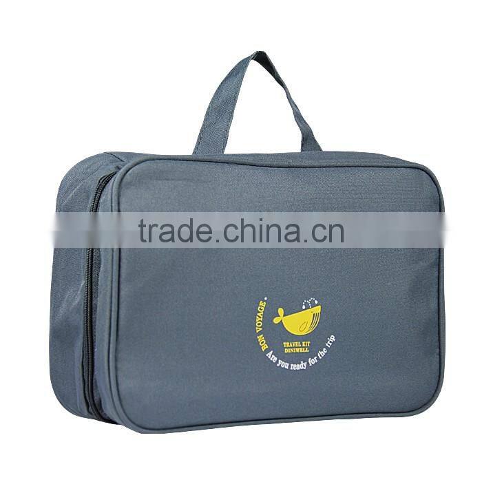 2016 Wholesale Custom Makeup Travel Toiletry Promotional Fashion Cosmetic Bag