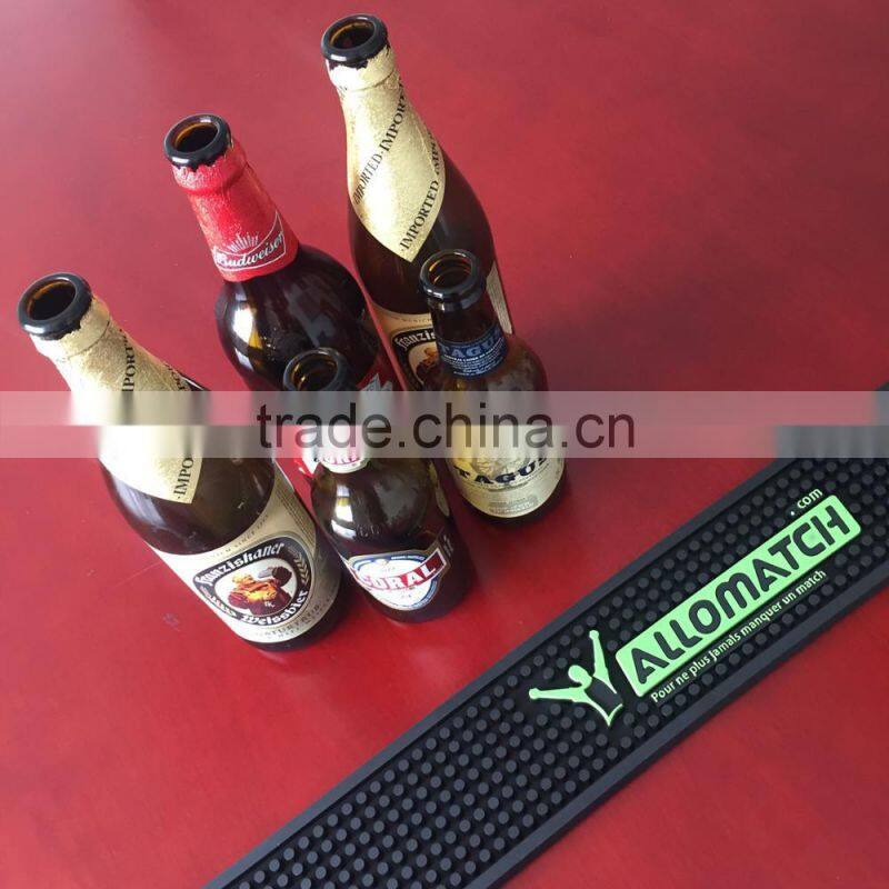 low price durable 3D logo pvc bar mat rubber bar mat