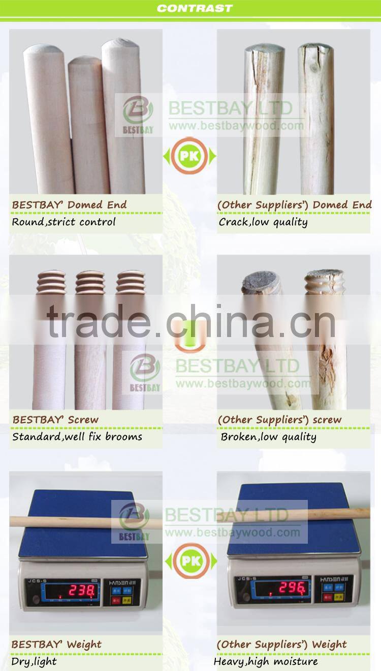 Factory cheap price wood handle for brooms