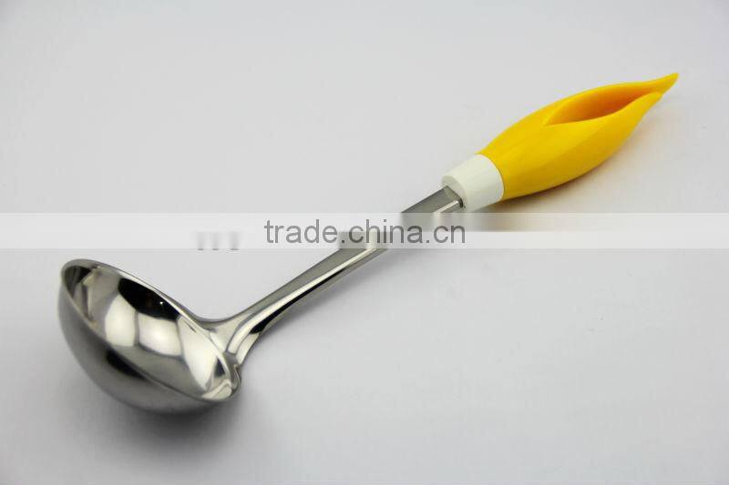 Top sales 2014 new design stainless steel kitchenware Large Ladle