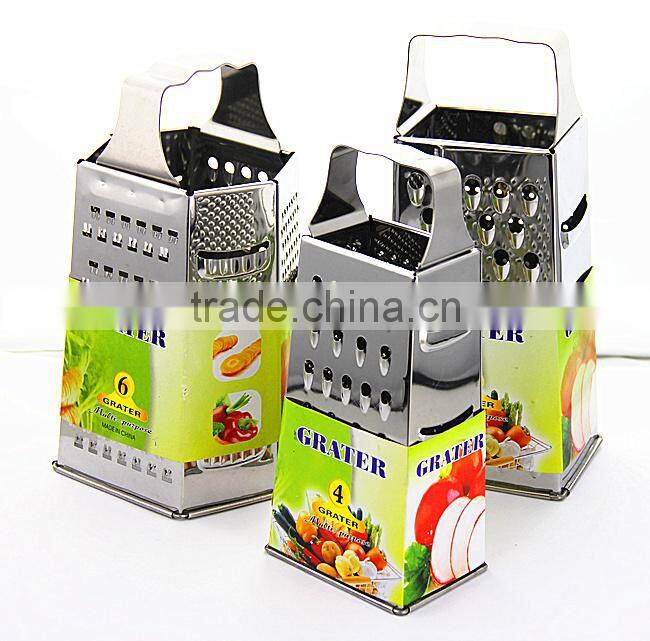HH002 6 in1 multifunctional kitchen tools stainless steel grater