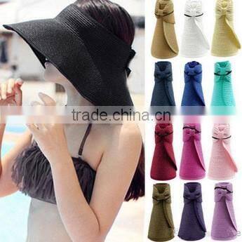 Foldable Summer Lady Beach Straw Hat